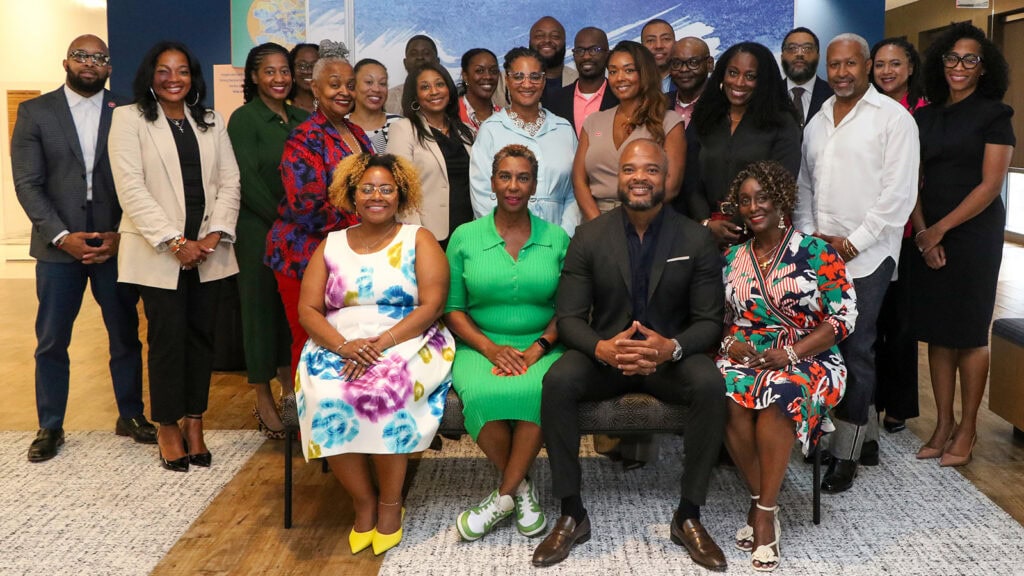 Group photo of United Way African-American Partnership Cabinet at the United Way of Greater Atlanta Offices.